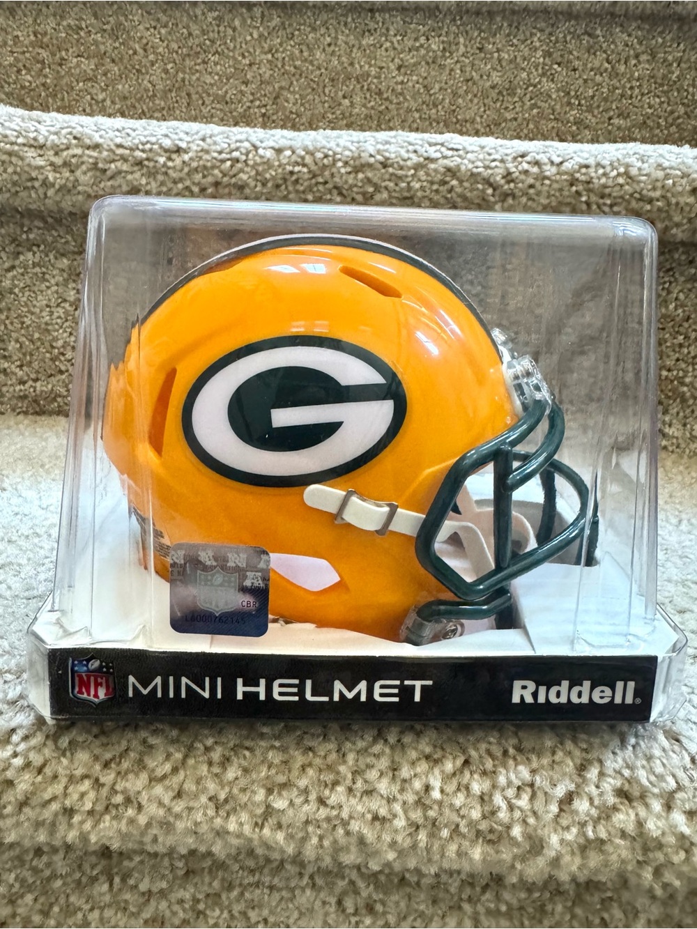 Riddell Green Bay Packers NFL Mini Helmet Yellow Green White Officially Licensed